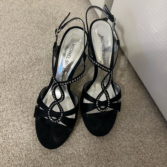 Michael Shannon Black Strappy Heels - Picture 2 of 13